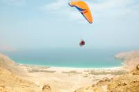 Six Senses Spa at Zighy Bay - Paragliding Six Senses Spa at Zighy Bay - Paragliding